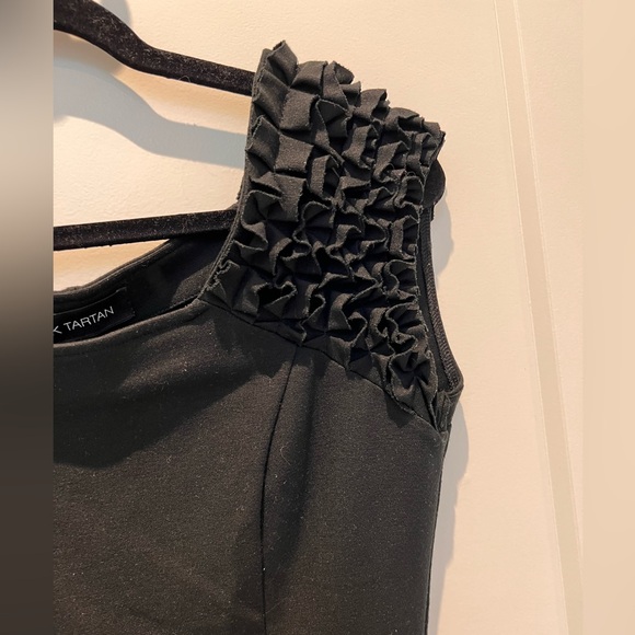 PINK TARTAN - Black Sleeveless Dress - size 4 - Picture 3 of 5